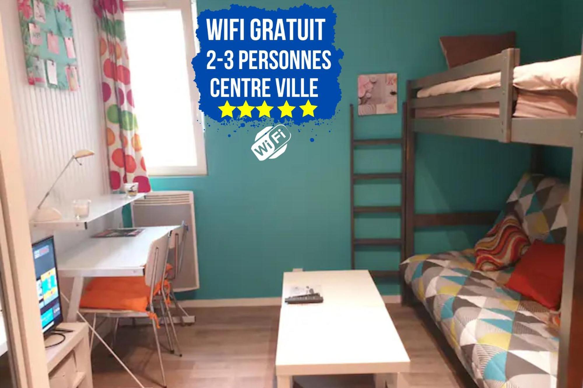 Studio Simplicien *Cosy* Plein Centre Ville De Poitiers *Tv* Wifi *Cafe* エクステリア 写真